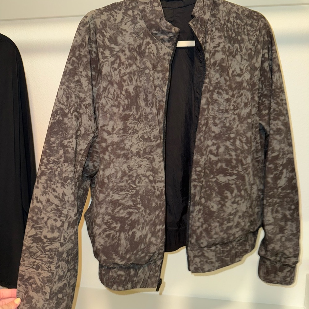 Lululemon Black Bomber Jacket